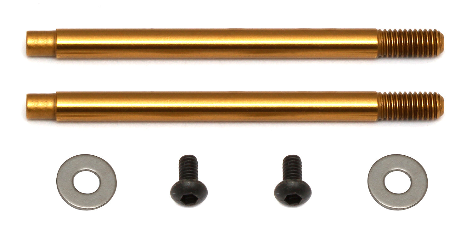 ASS91615 3x21 mm Shock Shafts (V2), TiN Team Associated