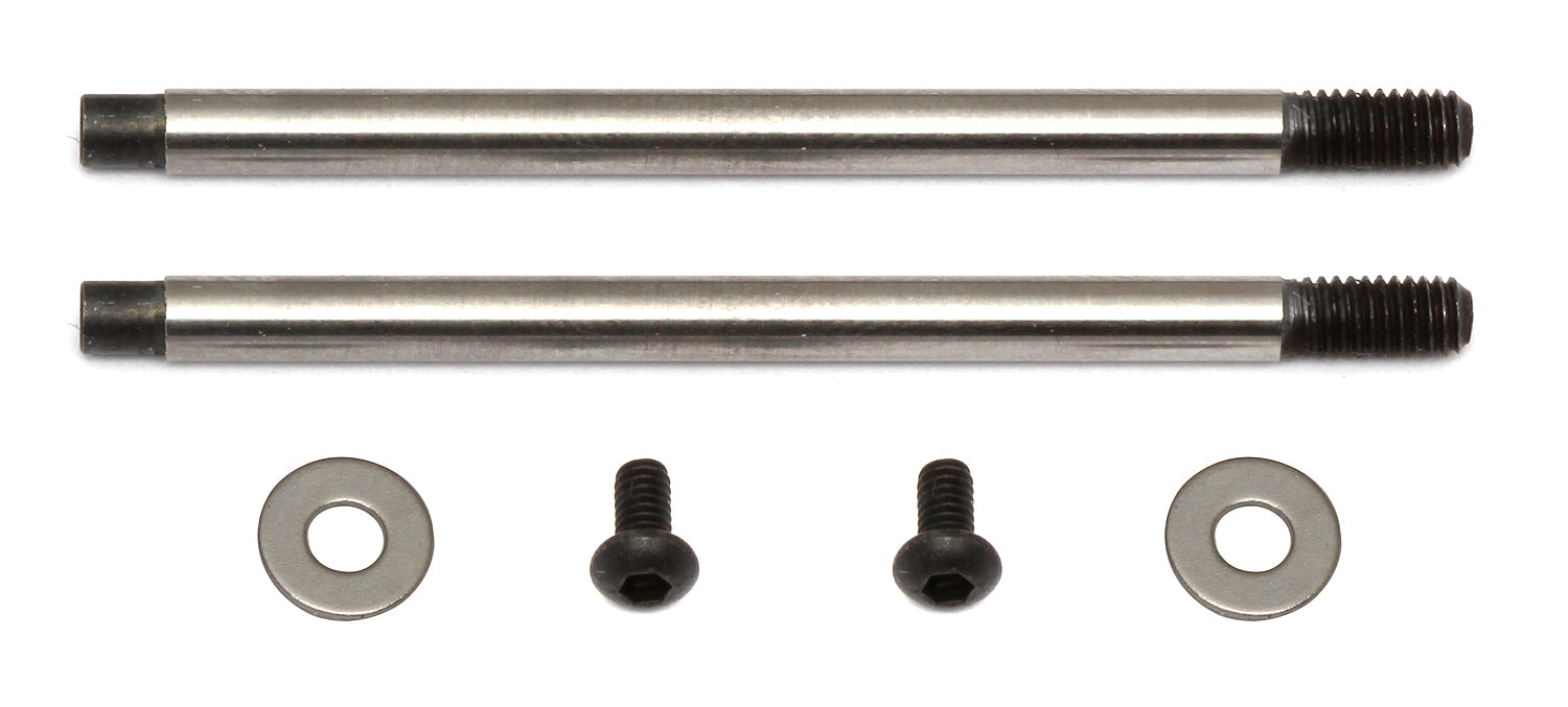 ASS91620 FT 3x27.5 mm Shock Shafts (V2), chrome Team Associated