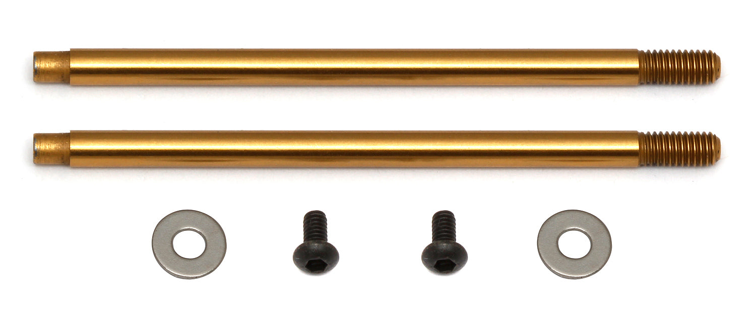 ASS91623 3x35 mm Shock Shafts (V2), TiN Team Associated