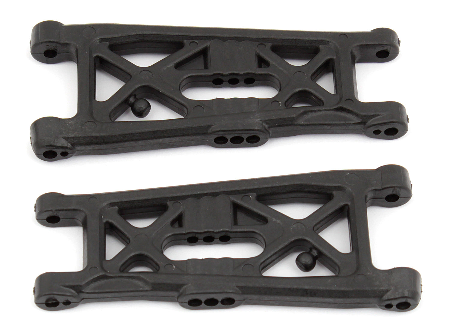ASS91671 RC10B6 Flat Front Suspension Arms Team Associated