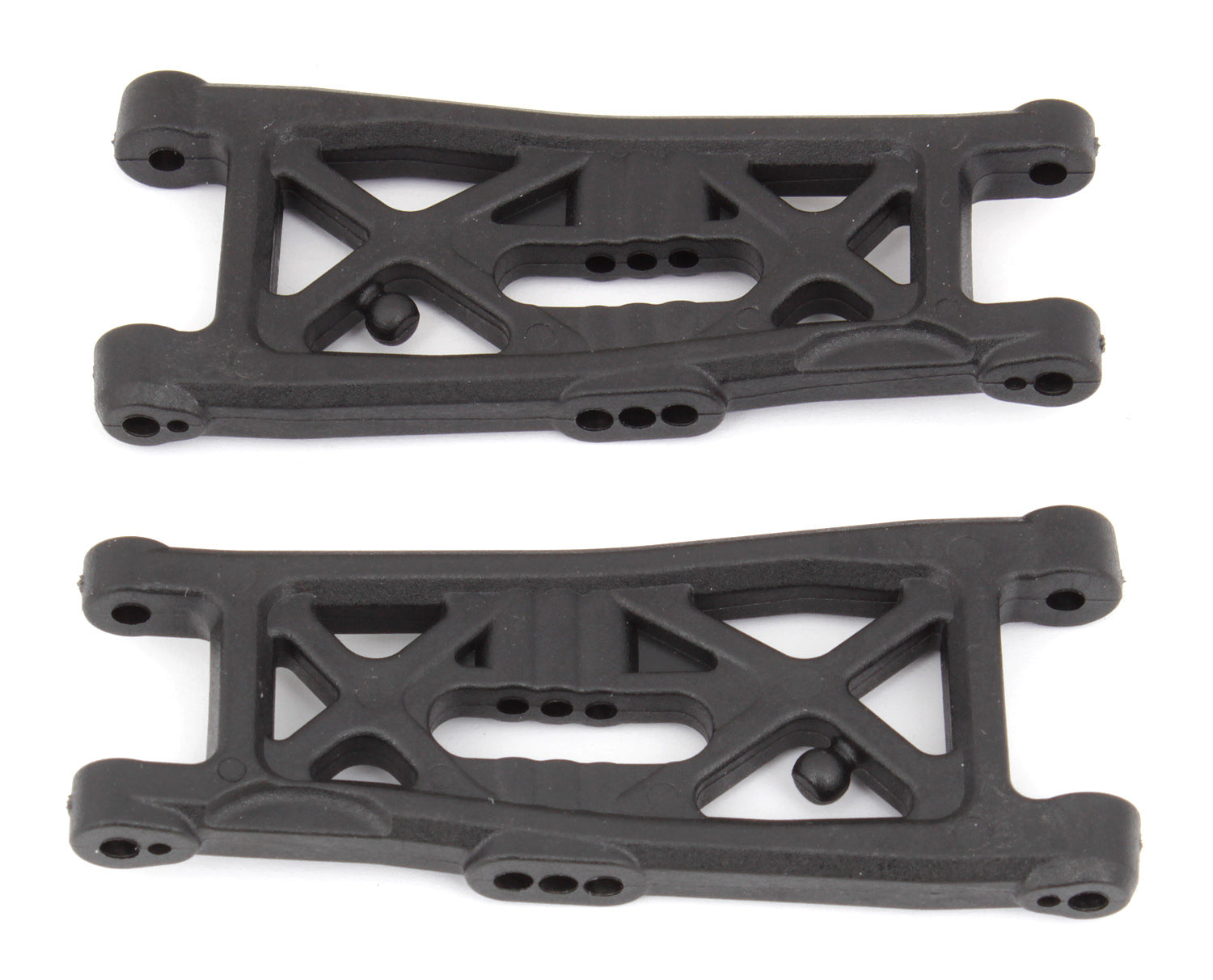 ASS91673 RC10B6 Front Suspension Arms, gull wing Team Associated