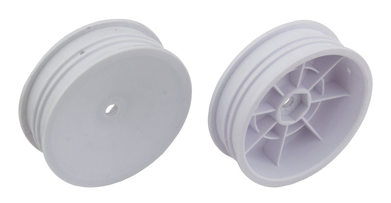 ASS91757 2WD Slim Front Wheels, 2.2 in, 12 mm Hex, white