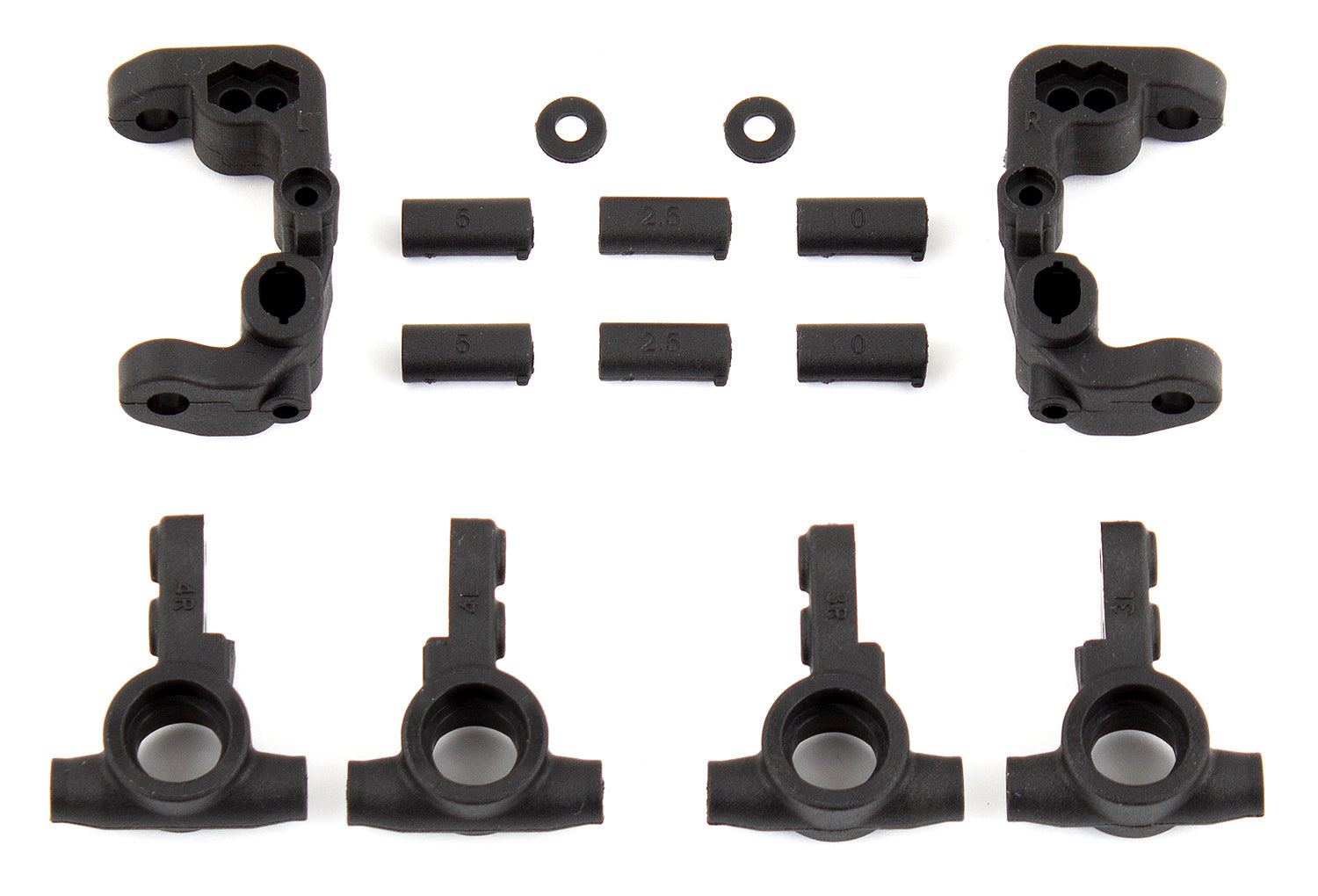 ASS91776 RC10B6.1 Caster and Steering Blocks Team Associated