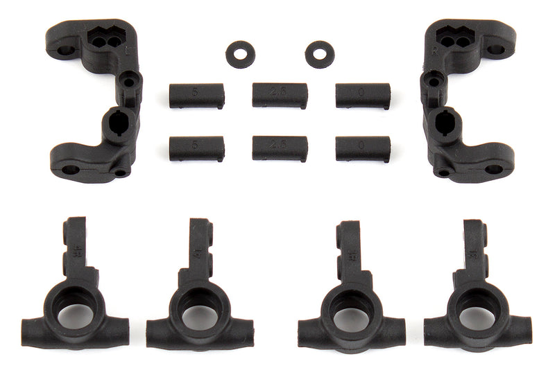 ASS91776 RC10B6.1 Caster and Steering Blocks