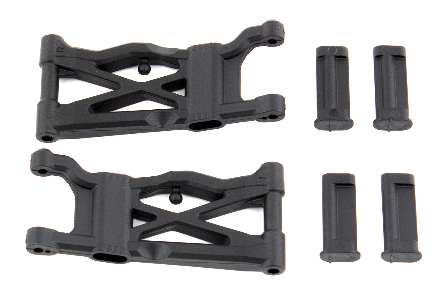 ASS91778 RC10B6.1 Suspension Arms, rear, hard Team Associated