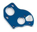 ASS91795 RC10B6.1 Laydown/Layback Motor Plate, blue aluminum Team Associated