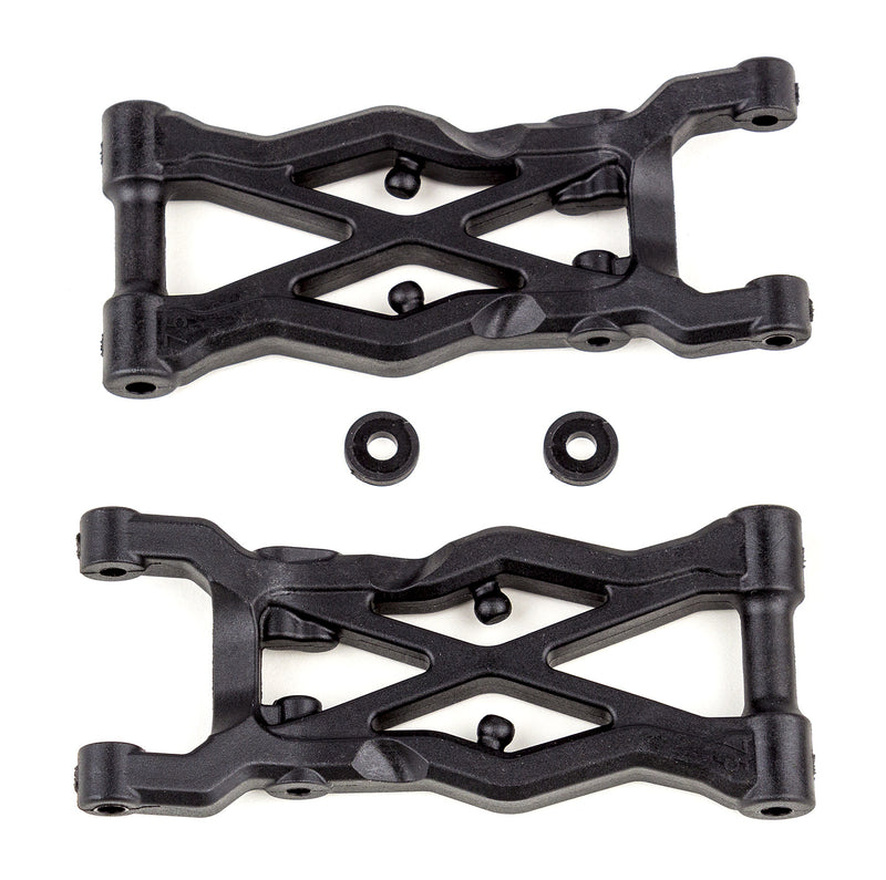 ASS91855 RC10B6.2 Rear Suspension Arms, 75mm