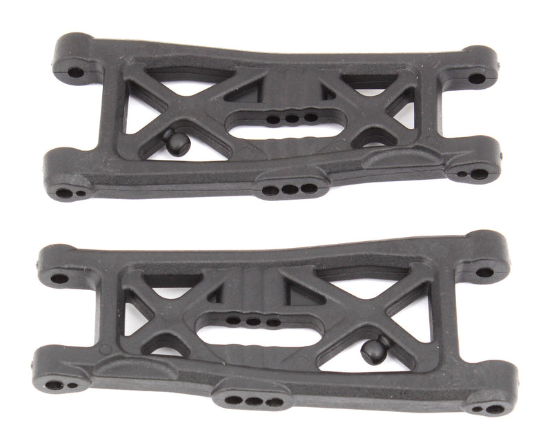 ASS91872 RC10B6 FT Front Suspension Arms, gull wing, carbon