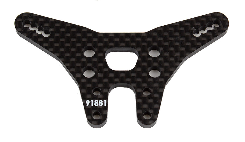 ASS91881 RC10B6.3 Rear Shock Tower, carbon fiber