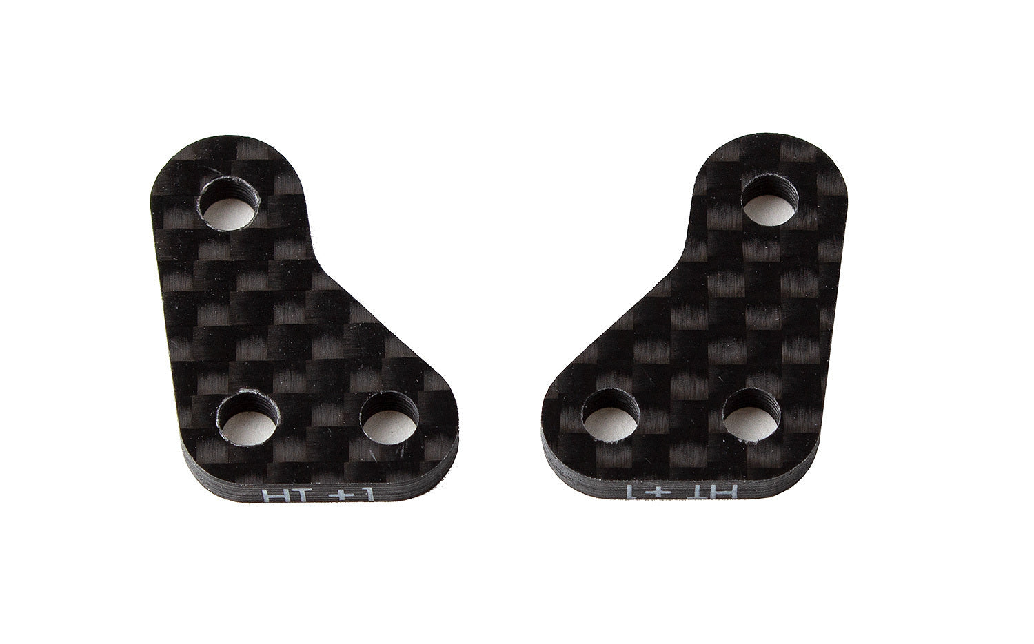ASS91902 RC10B6.3 FT Steering Block Arms, HT +1, carbon fiber Team Associated