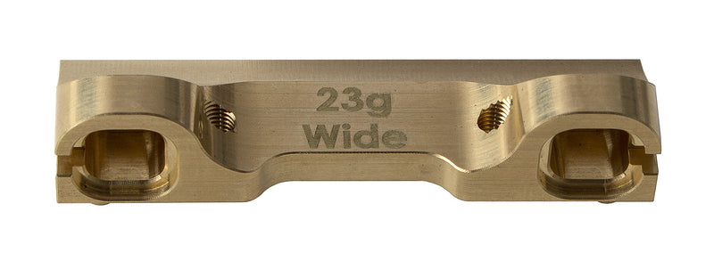 ASS91906 RC10B6.3 FT Arm Mount C, wide, brass