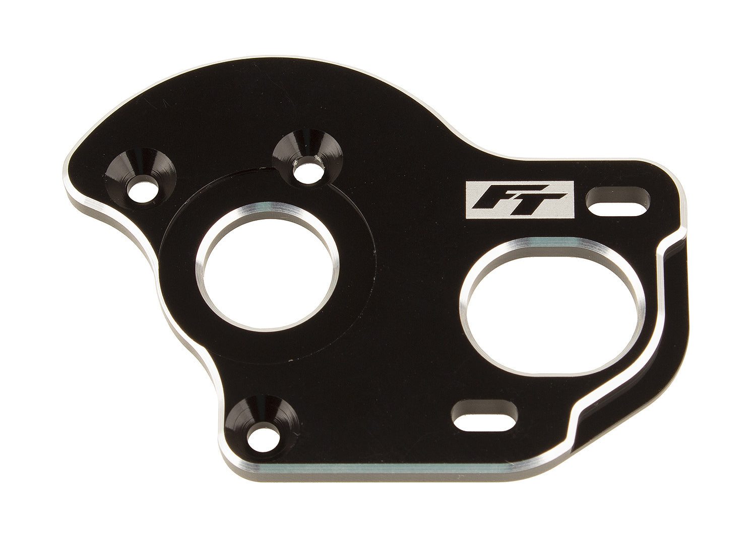 ASS91908 RC10B6.1 FT Laydown/Layback Motor Plate, 3.5mm, black Team Associated