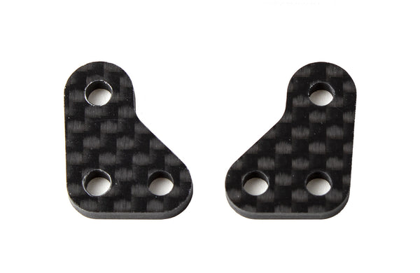 ASS91910 RC10B6 FT Steering Arms, carbon fiber