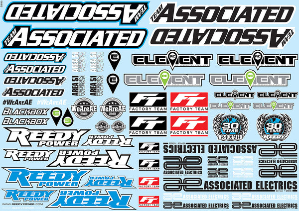 ASS91913 AE Branding Decal Sheet