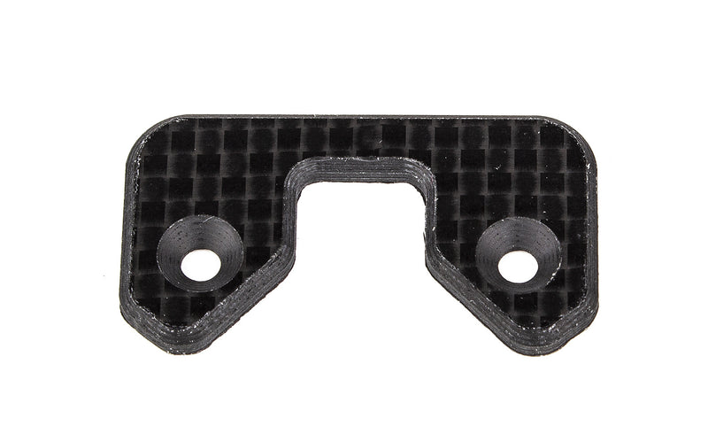 ASS91917 FT RC10 One-Piece Rear Wing Button, carbon fiber