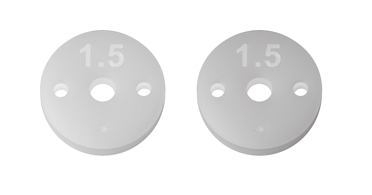 ASS91931 FT 13mm Shock Pistons, 2.5mm, 2x1.5 Team Associated
