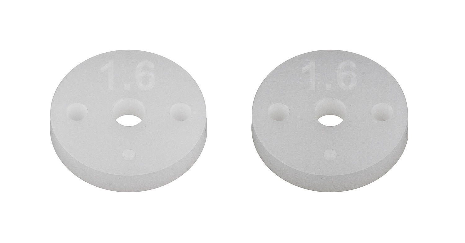 ASS91932 FT 13mm Shock Pistons, 2.5mm, 2x1.6 Team Associated