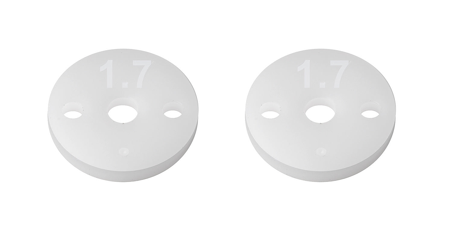 ASS91933 FT 13mm Shock Pistons,  2.5mm, 2x1.7 Team Associated