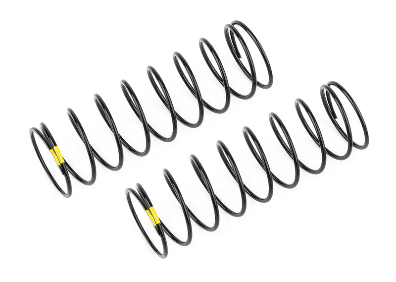 ASS91951 13mm Rear Shock Springs, yellow 2.3lb/in, L61, 9.5T, 1.2D