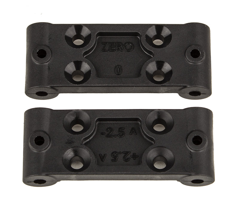 ASS91979 RC10B6.4 Front Bulkhead Set, 0 and 2.5 deg.