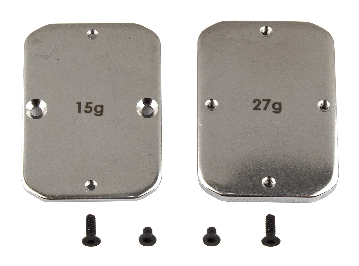 ASS92101 B64 FT Steel Chassis Weights, 15g, 27g Team Associated