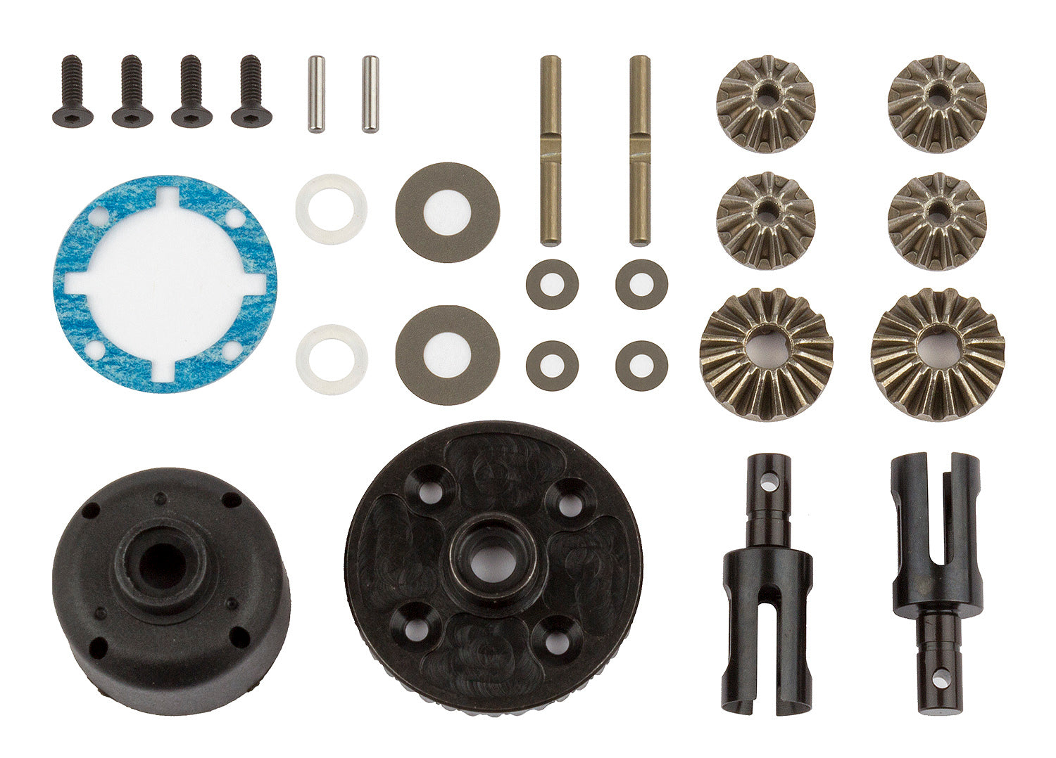 ASS92134 ####RC10B74 Differential Set, front and rear (ASS92354) Team Associated