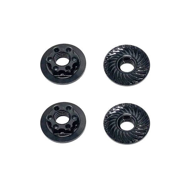 ASS92254 FT Nuts, M4 Low Profile Wheel Nuts, black