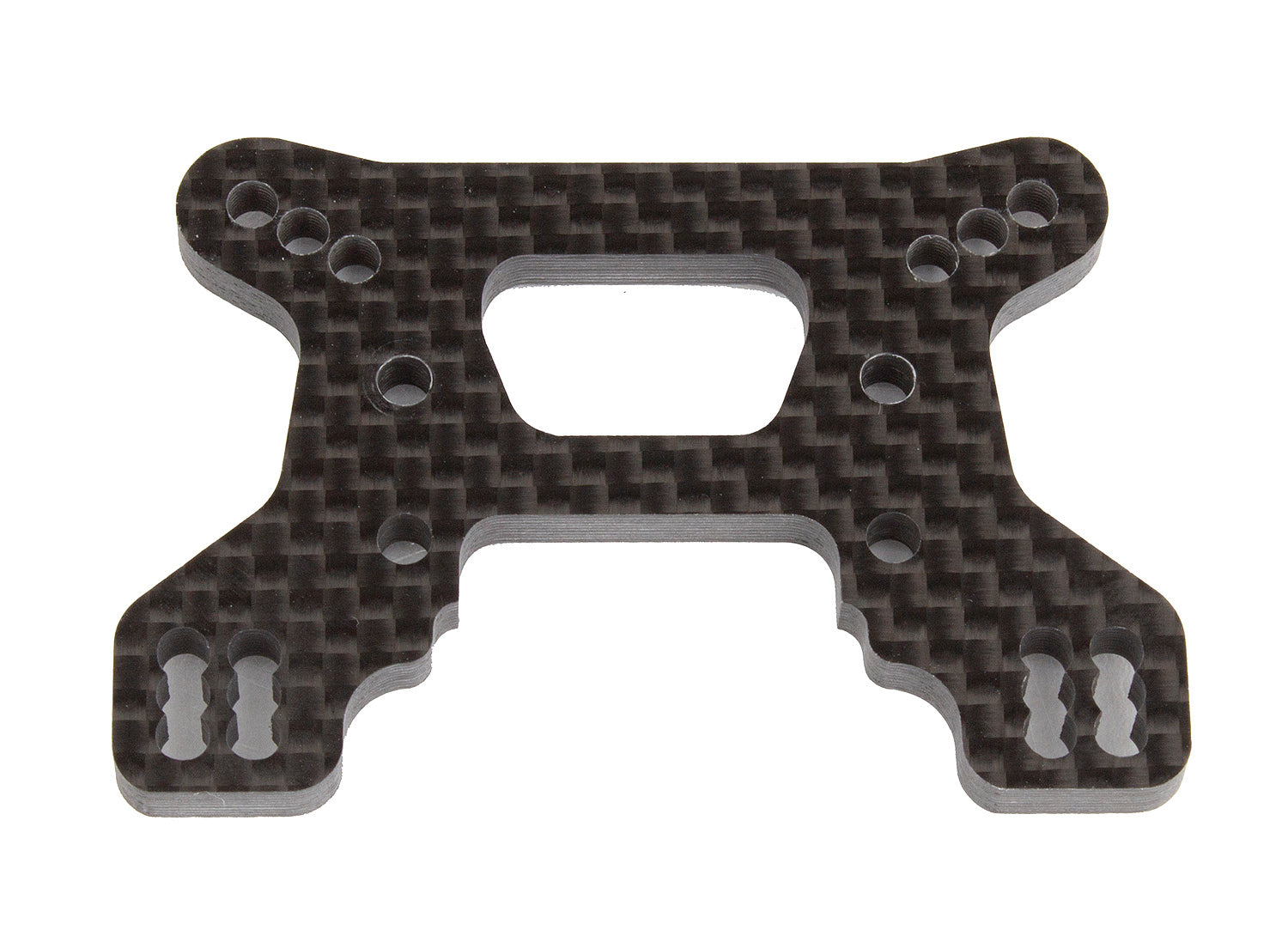 ASS92265 RC10B74.1 Front Shock Tower, 23mm, carbon fiber Team Associated