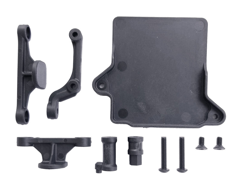 ASS92268 RC10B74.1 LP Battery Posts, Fan Mount, ESC Tray