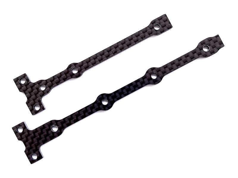 ASS92283 RC10B74.1 FT Flex Chassis Brace Support Set, 2.0mm, carbon fiber