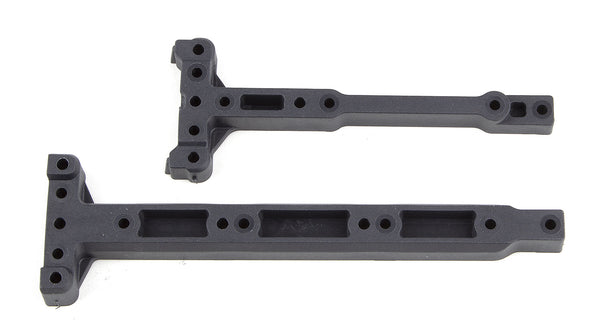 ASS92300 RC10B74 FT Chassis Braces, carbon