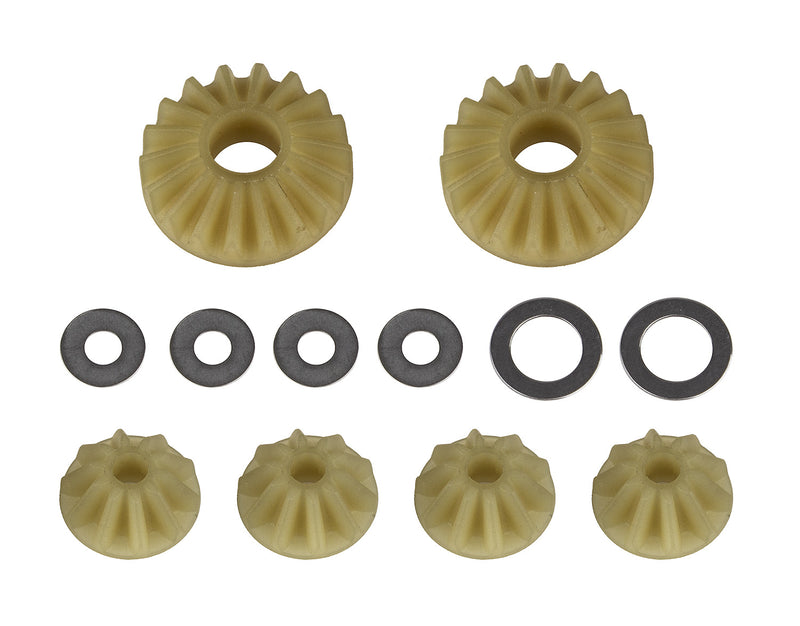 ASS92307 RC10B74 FT LTC Differential Rebuild Set, plastic