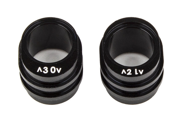 ASS92320 RC10B74.2 FT Rear Gearbox Pinion Height Inserts, machined