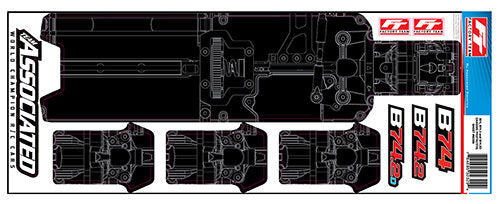 ASS92329 RC10B74.2 FT CHASSIS PROTECTIV