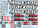 ASS92356 RC10B74.2 Decal Sheet Team Associated