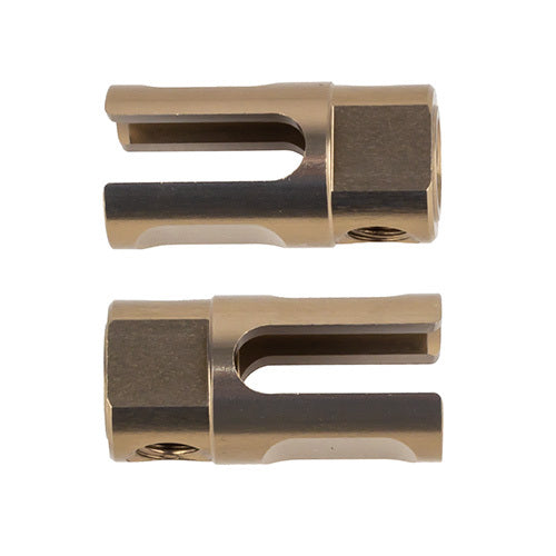 ASS92373 RC10B74.2 FT Center Dogbone Set, aluminum Team Associated