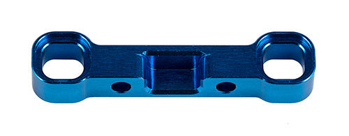 ASS92433 RC10B7 Arm Mount D, blue aluminum