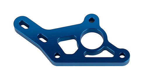 ASS92439 RC10B7 Motor Mount, blue aluminum