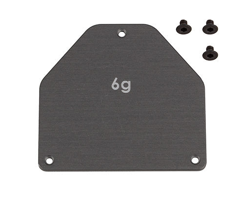 ASS92444 FT Aluminum Servo Weight Plate, 6g