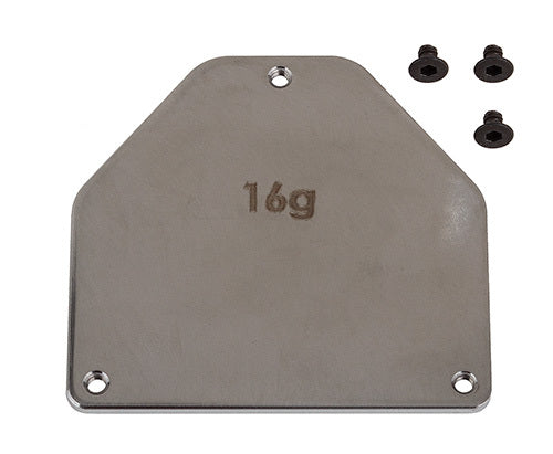 ASS92445 RC10B7 FT Steel Servo Weight Plate, 16g TEAM ASSOCIATED