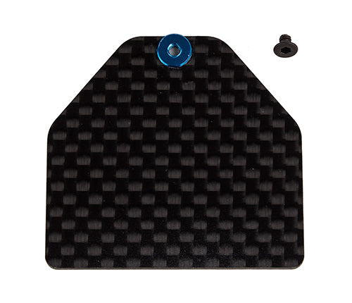 ASS92446 RC10B7 FT Carbon Fiber Servo Weight Plate, 4g