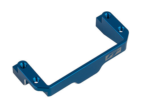 ASS92456 RC10B7 FT One-Piece Servo Mount, blue aluminum