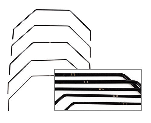 ASS92458 RC10B7 Rear Anti-roll Bar Set Team Associated