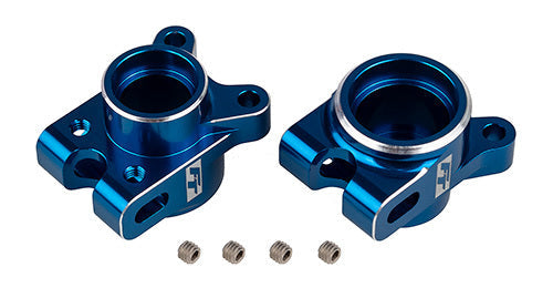ASS92471 RC10B7 FT Rear Hub Set, blue TEAM ASSOCIATED