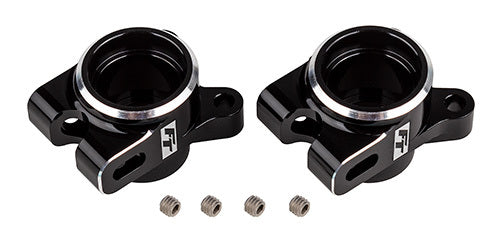 ASS92472 RC10B7 FT Rear Hub Set, black TEAM ASSOCIATED