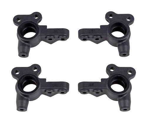 ASS92493 RC10B7 FT Steering Blocks, Adjustable KPI