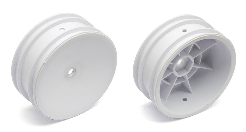 ASS9690 2WD Front Wheels, 2.2 in, 12 mm Hex, white