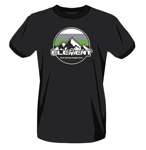 ASS97064 Element RC Circle Mountains T-Shirt, black, large Team Associated