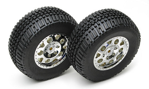 ASS9871 SC10 Rear Tyre/Wheel Chrome