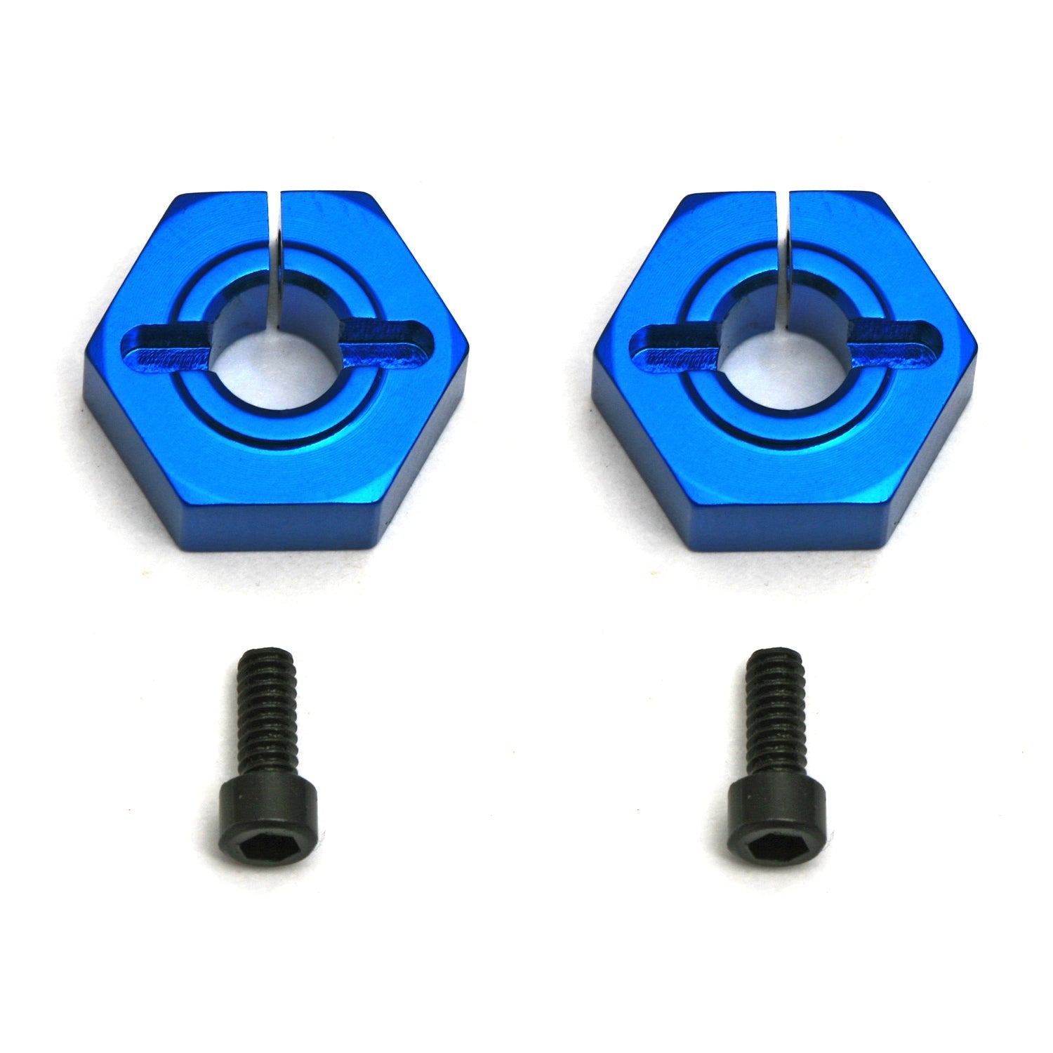 ASS9891 FT 12 mm Alum. Clamping Wheel Hexes, Buggy Front Team Associated